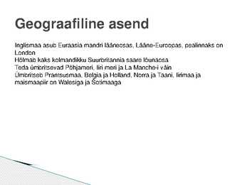 Inglismaa majandus #2