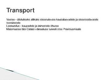 Inglismaa majandus #9