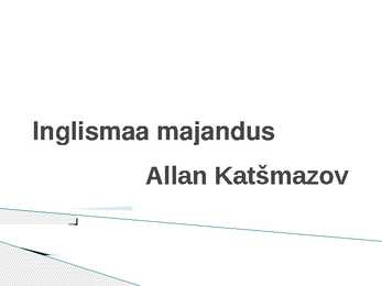 Inglismaa majandus