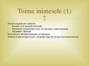 Alkaloidid-Nikotiin #6