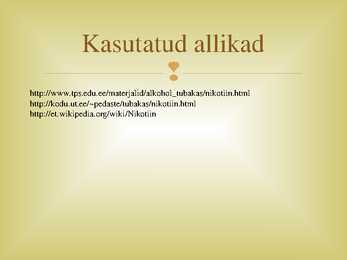 Alkaloidid-Nikotiin #10