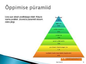 Powerpointi võimalused #6