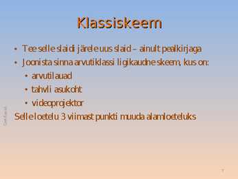 TARKVARAARENDUS #7