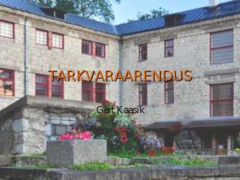 TARKVARAARENDUS