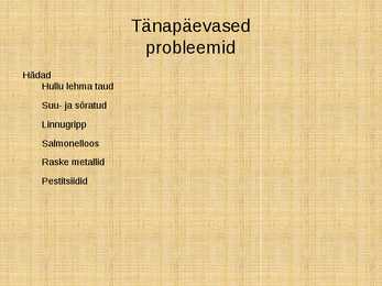 Tänapäevased probleemid