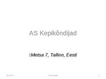 AS Kepikõndijad