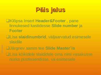 Harjutus PowerPointis #4
