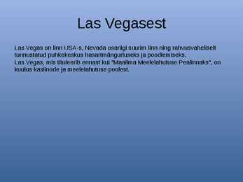 Las Vegas #5