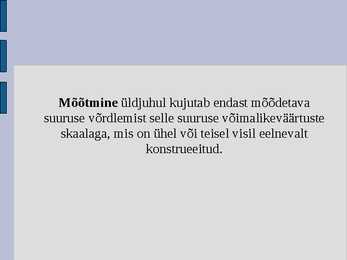 Füüsikaliste suuruste-mõõtmine ja dimensioon #4