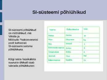 Füüsikaliste suuruste-mõõtmine ja dimensioon #6