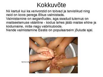 Verivorst #14