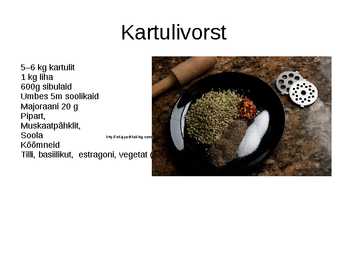 Verivorst #9