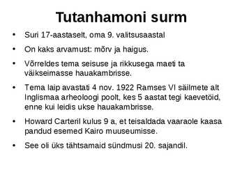 Tutanhamon #3