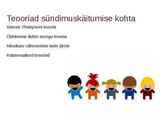 LAPSE SAAMISE AJASTAMINE JA LASTE ARV #3
