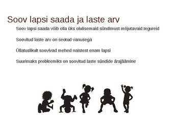 LAPSE SAAMISE AJASTAMINE JA LASTE ARV #6