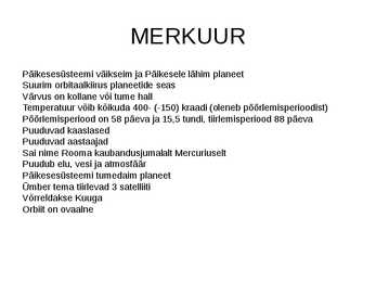 MAA-TÜÜPI PLANEEDID #3