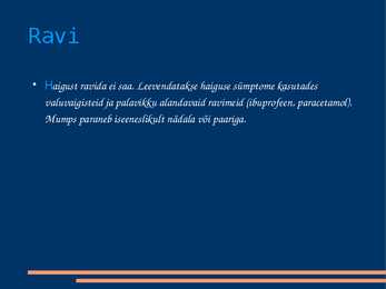 Mumps lastehalvatus #7