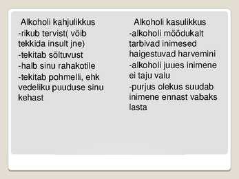Alkoholid #6