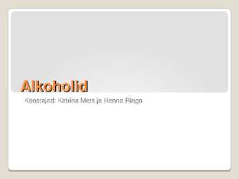 Alkoholid