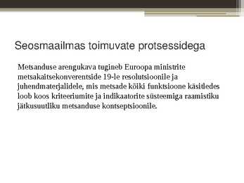 Metsanduse arengukava #13