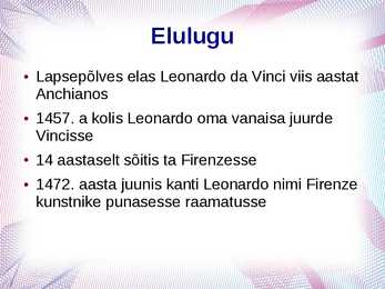 Leonardo da Vinci #3