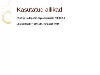 Maailma rahvaste muusika-Juudid #8