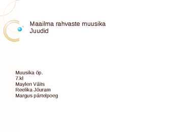Maailma rahvaste muusika-Juudid