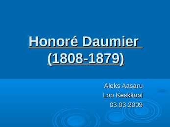 Honoré Daumierist