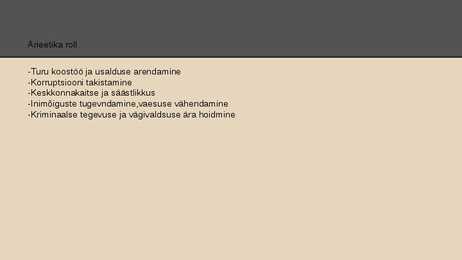 Ärieetika vajalikkus #13