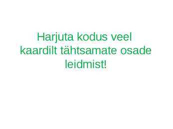 Eestimaa kaardil kontuurkaart #11