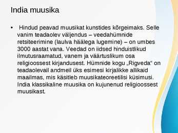 India muuusika #3