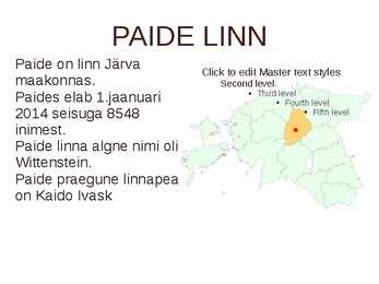 PAIDE LINN #2