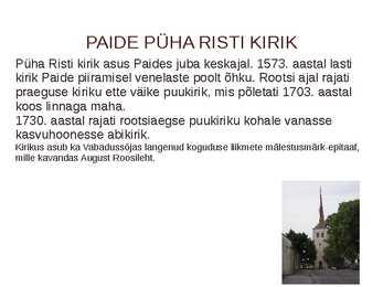 PAIDE LINN #5