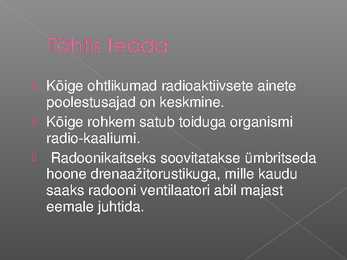 Radioaktiivsus #11