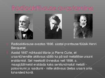 Radioaktiivsus #3