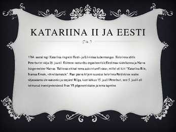 KATARIINA II #5