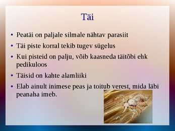 Powerpoint peatäide kohta #2
