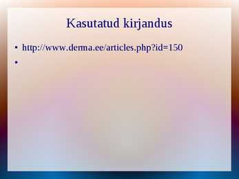 Powerpoint peatäide kohta #8