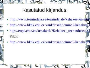 Teenindaja kehakeel #6