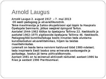 Eesti naivistid #5