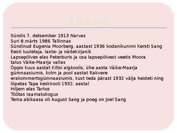Kersti Merilaas #2