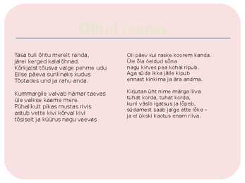 Kersti Merilaas #5