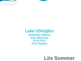 Lake Võrtsjärv
