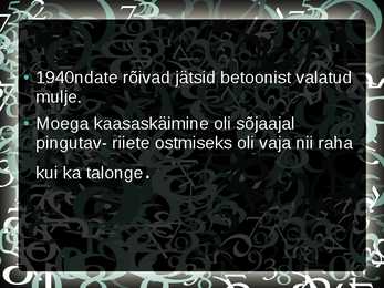 Rõivastus aastatel 1940-1949 #2
