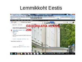 Eesti geograafiline asend ja äärmuspunktid #16
