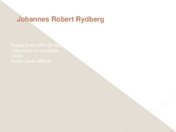 Johannes Rydberg #2