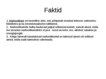 Narkootikumid #2