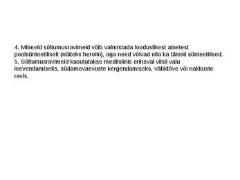 Narkootikumid #3