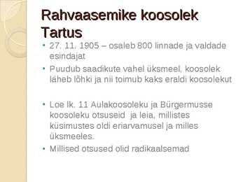 1905-aasta revolutsioon ja Eesti #6