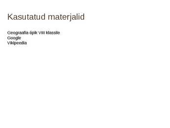 Kõrbed #12